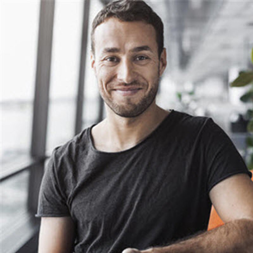 Man smiling